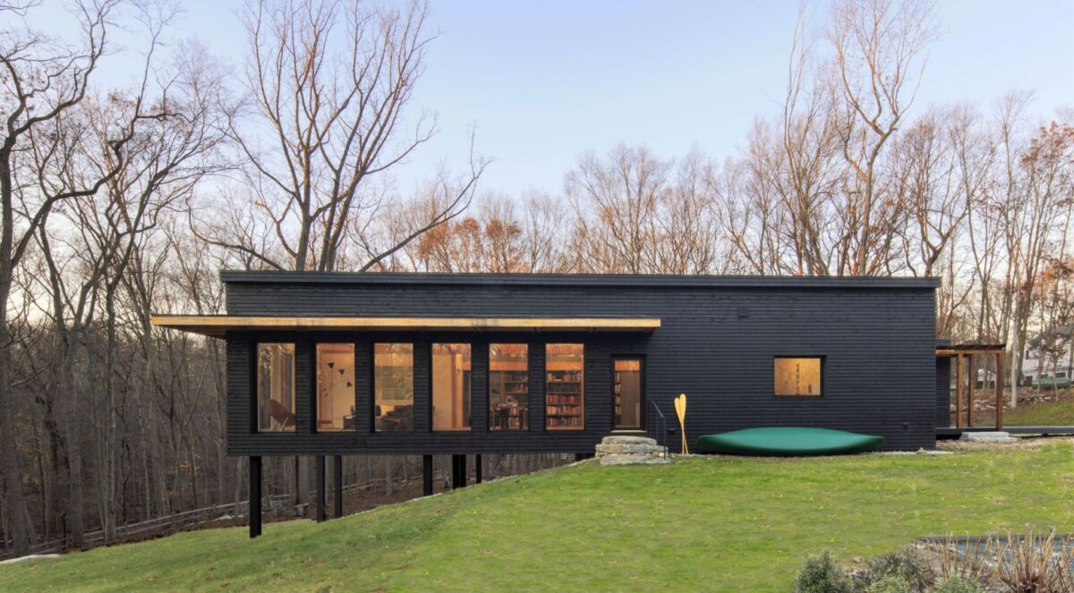 passive house exterior in CT