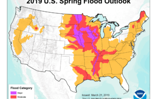 NOAA flood map spring 2019