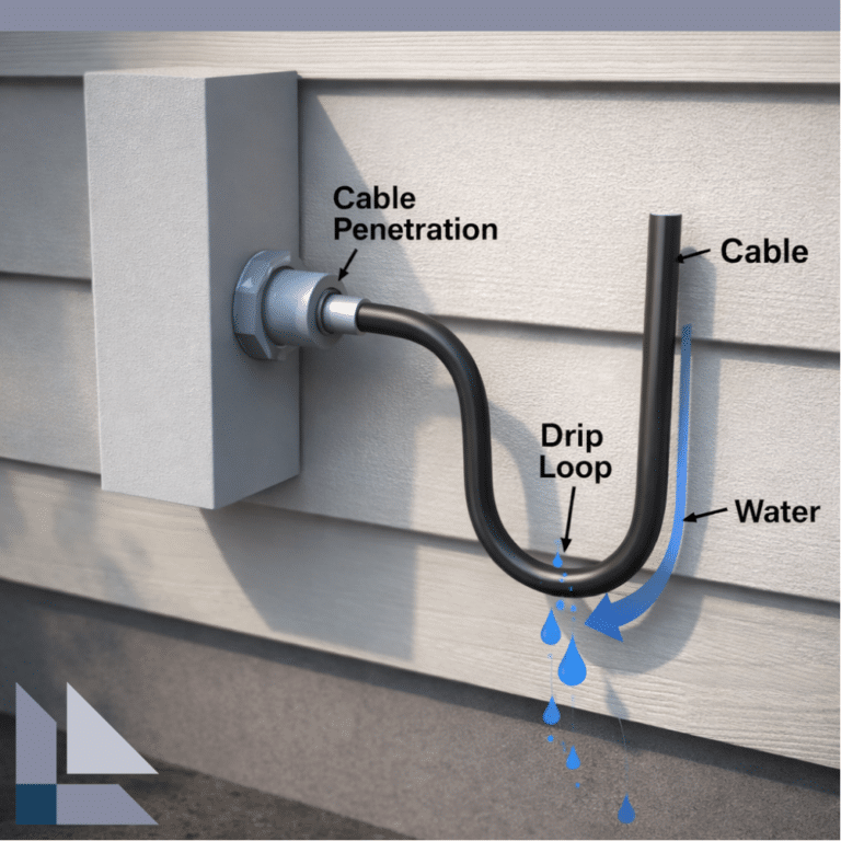 What Is A Drip Loop? | BPC Blog | CT & NY Custom Homes