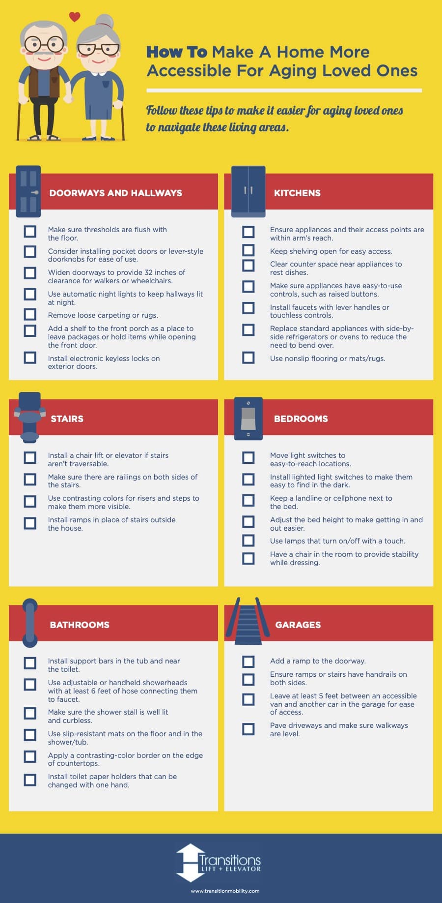 Checklist-How-To-Make-Your-Home-More-easily-Accessible-For-Your-Aging-Loved-Ones infographic