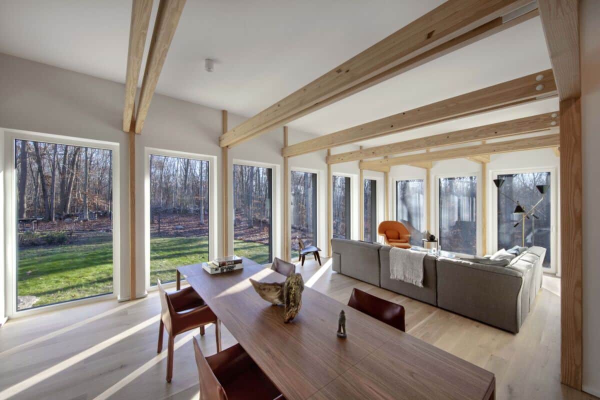 passive house interior in Stamford CT