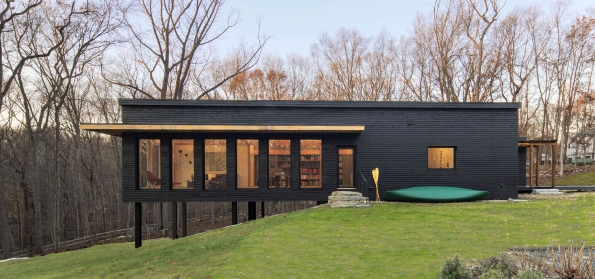 passive house exterior in CT