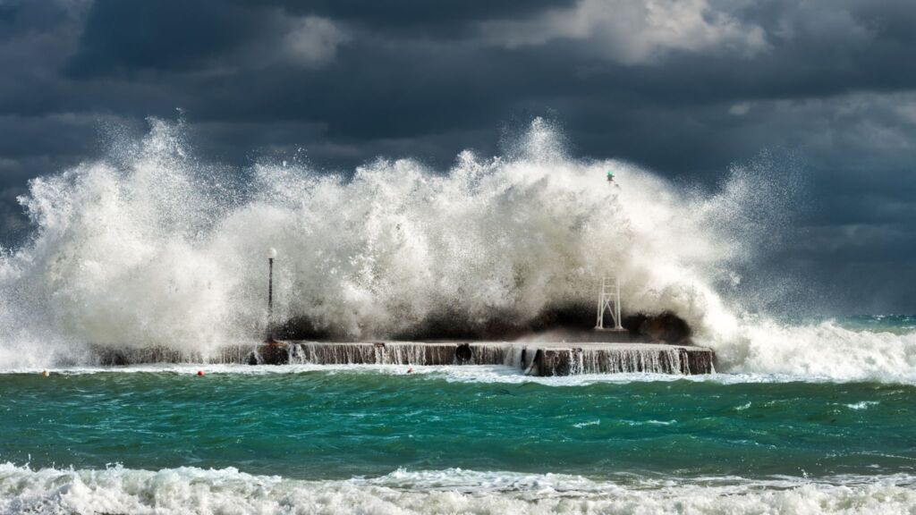 storm from climate change