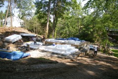 Shallow-frost-protected-foundation-during-assembly