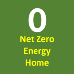 net zero energy home logo